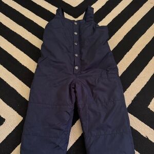 Kids Navy Blue Snow bib Sz 3T